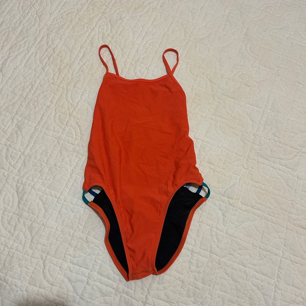 Jolyn Clothing Orange One Piece Swimsuit